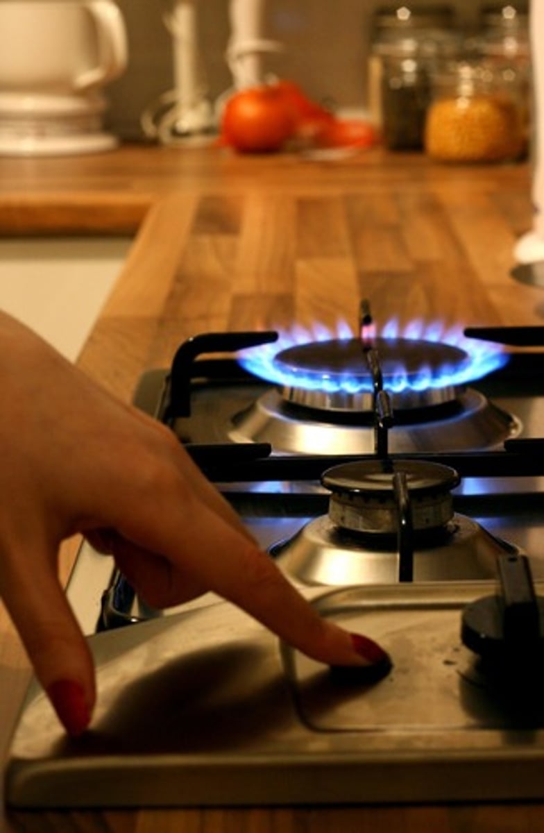 <p>a cooker that uses gas to make food hot</p><p>We cooked pasta on the ~.</p><p>The ~ is easy to use at the campsite.</p>