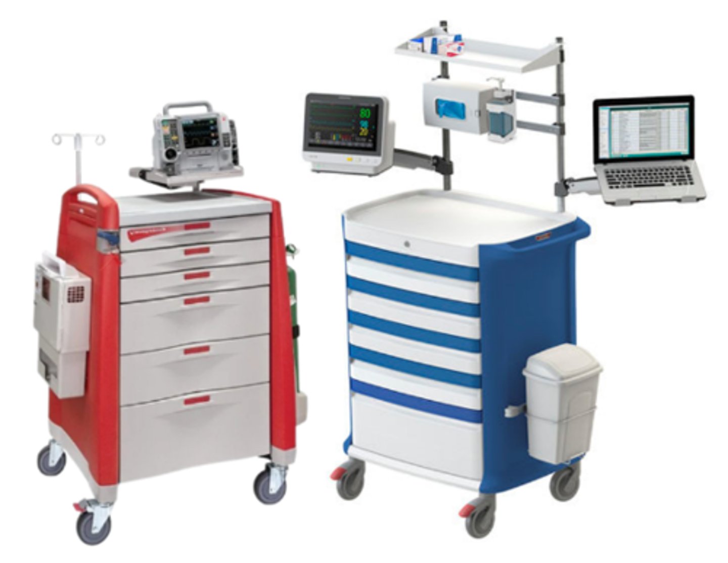 <p>specialty carts designed to supply a specific type of procedure (crash carts, urology carts, case carts, etc.)</p>