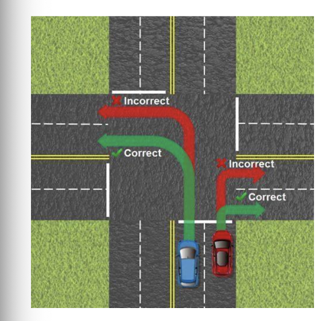 <p><span style="background-color: transparent;">b. The lane nearest the curb on the left side of the one-way road</span></p>