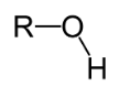 <p>-OH; found in carbohydrates; polar/hydrophillic</p>
