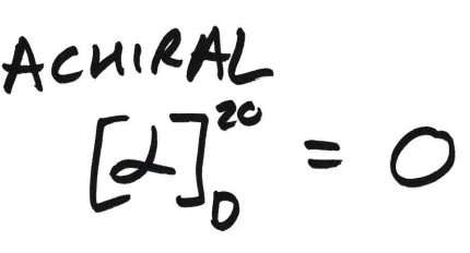 <p>Achiral as there is a plane of symmetry down the centre, though it contains 2 stereogenic centres</p>