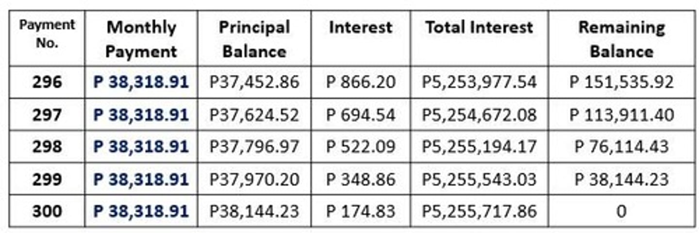 <p>Paying off debt or loan over time in equal installments.</p>