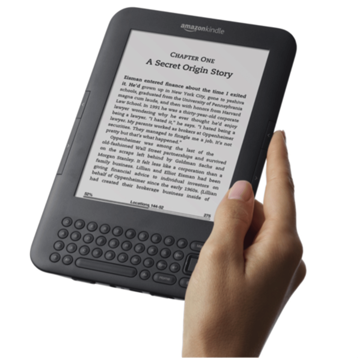 <p>An e- reader</p>