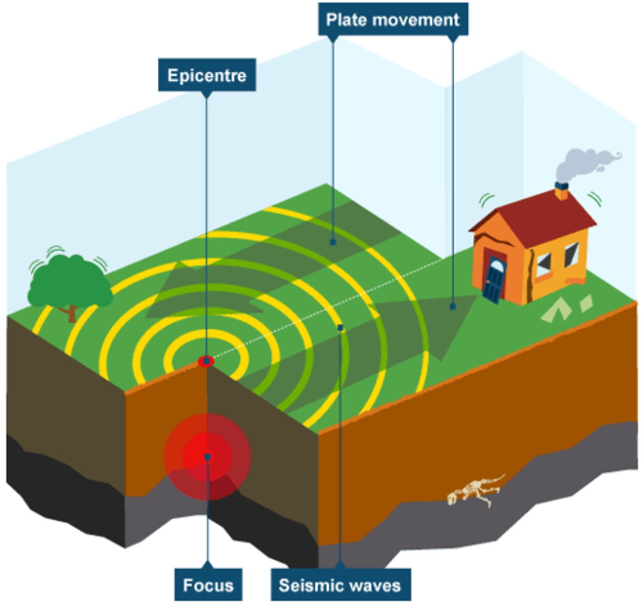 <p>-Occurs when two plates slide past each other</p><p>-Earthquakes and Faulting</p>