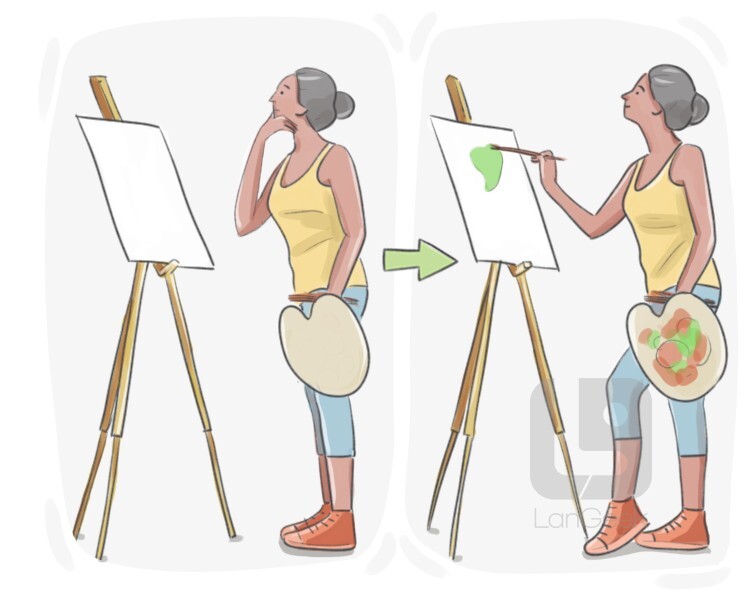 <p>To continue doing something.</p>