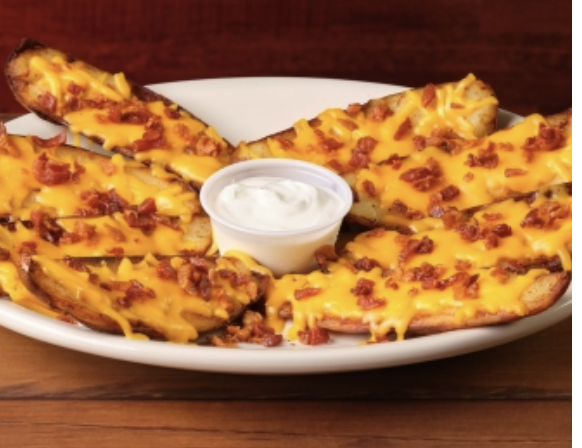 <p>tater skins</p>