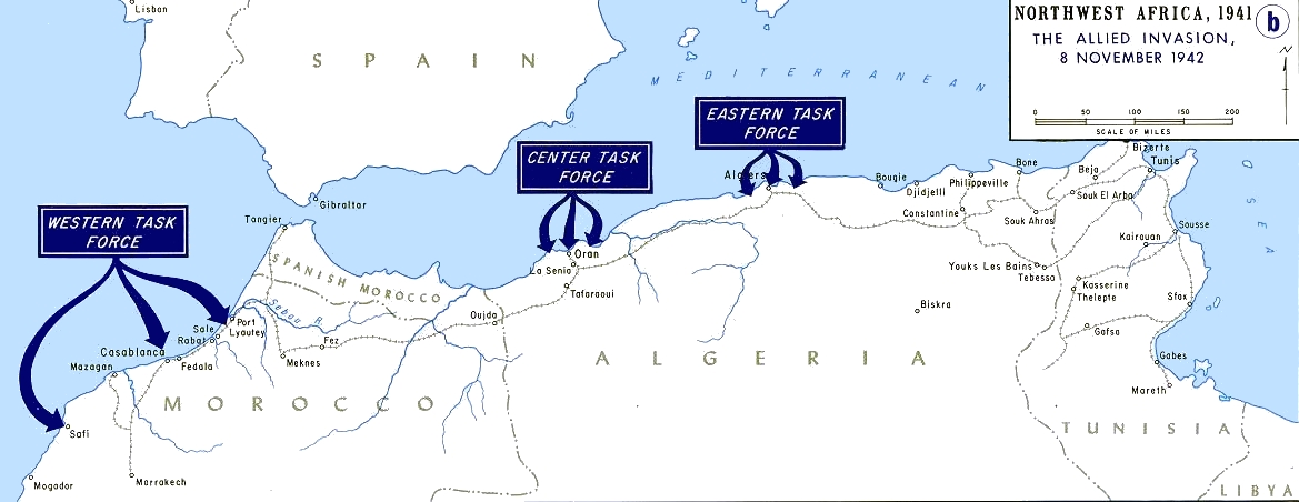 <p>The Allies, w/ the help of <strong>Ultra </strong>(Enigma decrypters), stopped the Nazis.</p><p> <span>A compromise operation that met the British objective of securing victory in North Africa while allowing American armed forces the opportunity to engage in the fight against Nazi Germany (through France-controlled North Africa) and Fascist Italy on a limited scale. Met in the middle and surrounded German troops in Tunisia. </span></p>