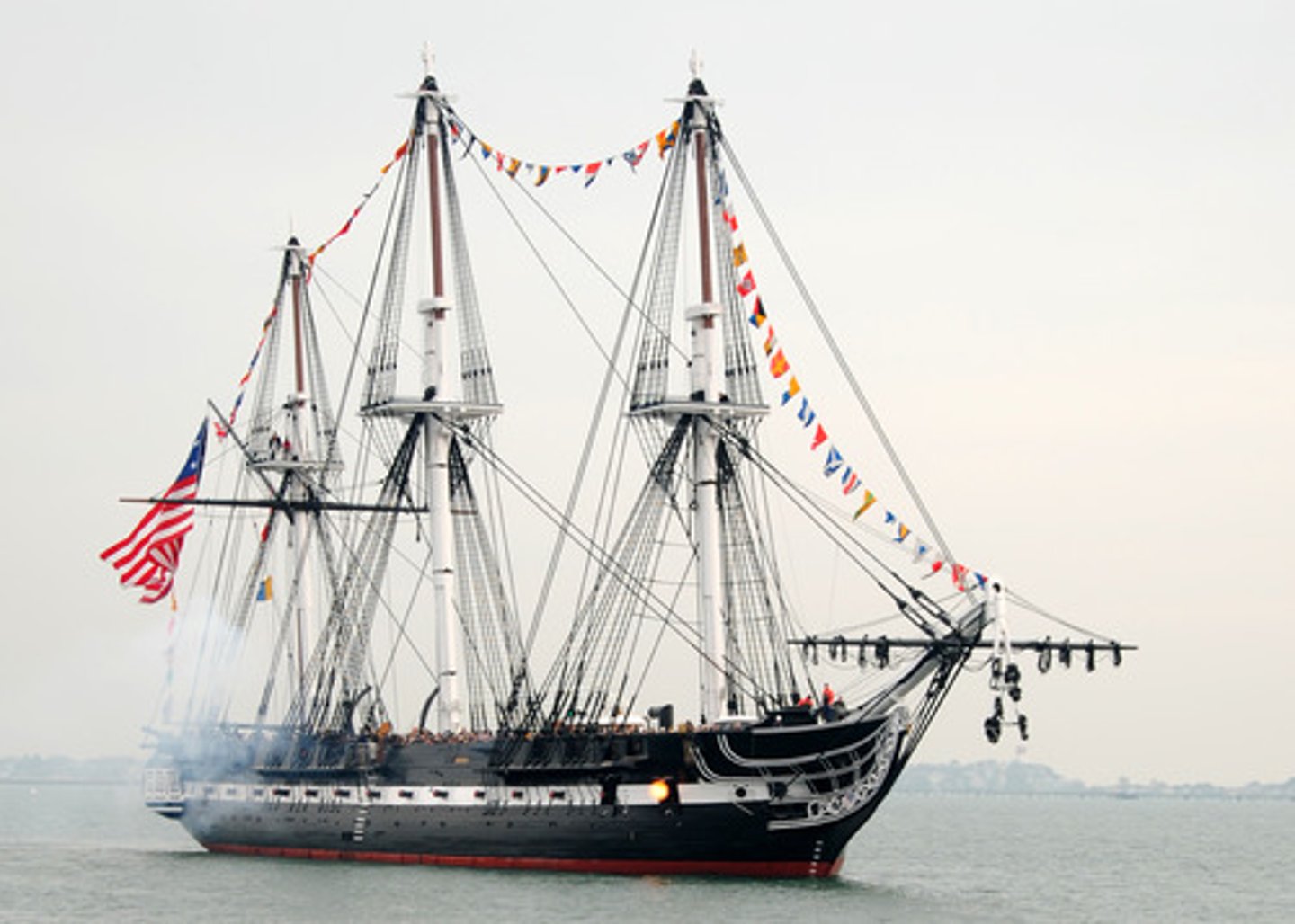 <p>The nickname for the U.S. warship, Constitution. In 1812, it raised American morale by sinking a British ship off the coast of Nova Scotia. (p. 140)</p>