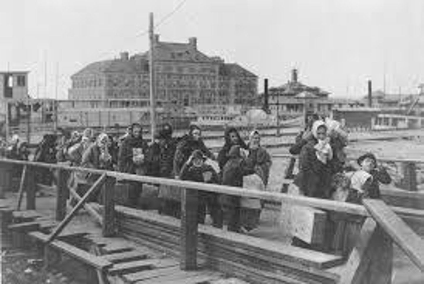 <p>An immigrant receiving station that opened in 1892, where immigrants were given a medical examination and only allowed in if they were healthy</p>