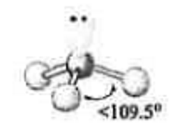 <p>4 electron groups</p><p>1 lone pair</p>