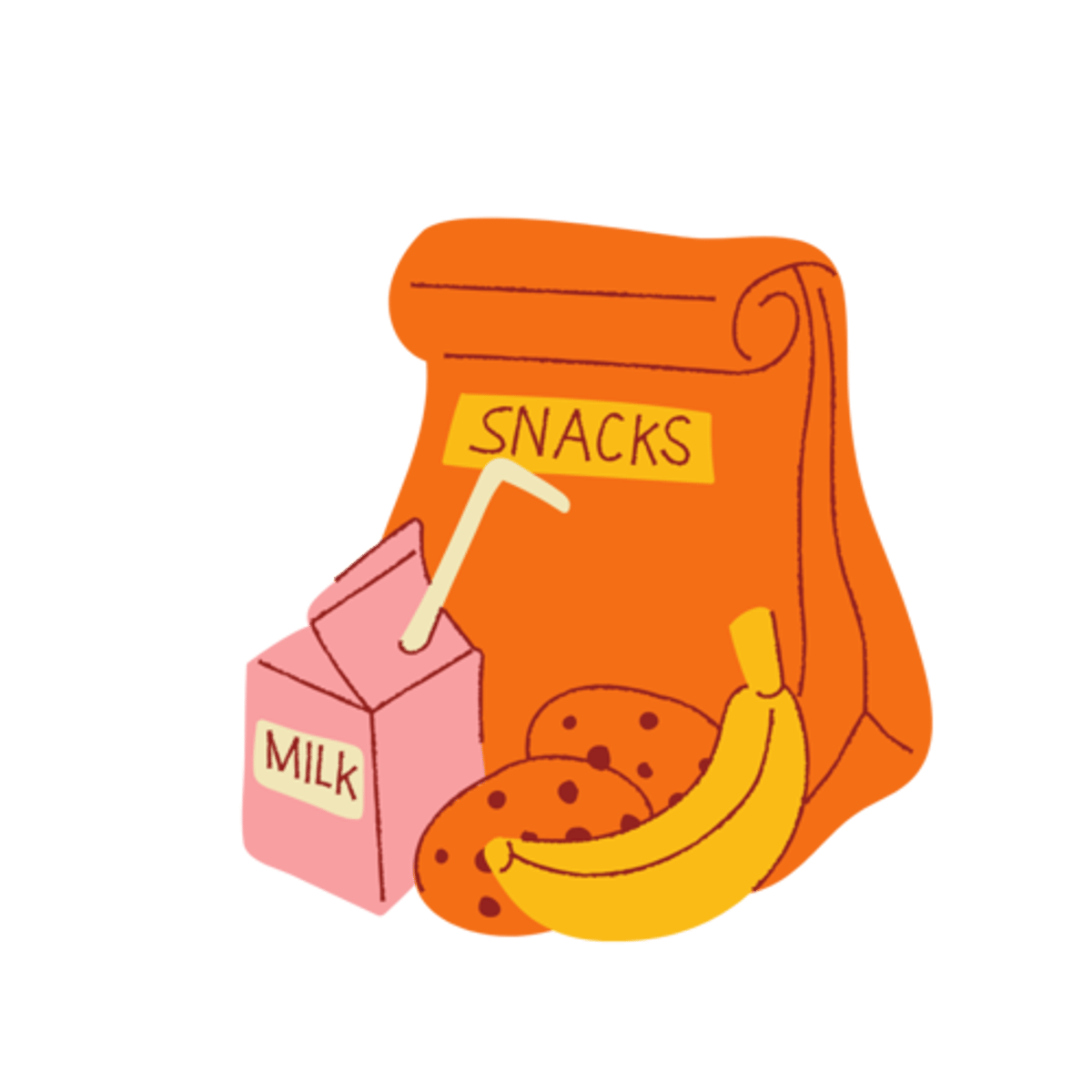 <p>I packed a __________ – crisps and a banana.</p>