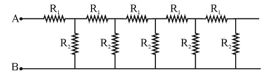 <p>This is an infinite ladder problem. How would you approach this?</p>