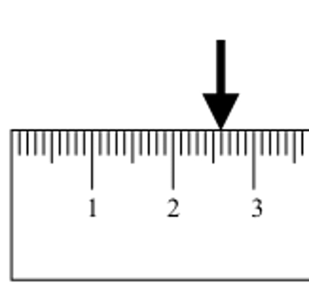 <p>What is this measurement shown in the picture in cm?</p>