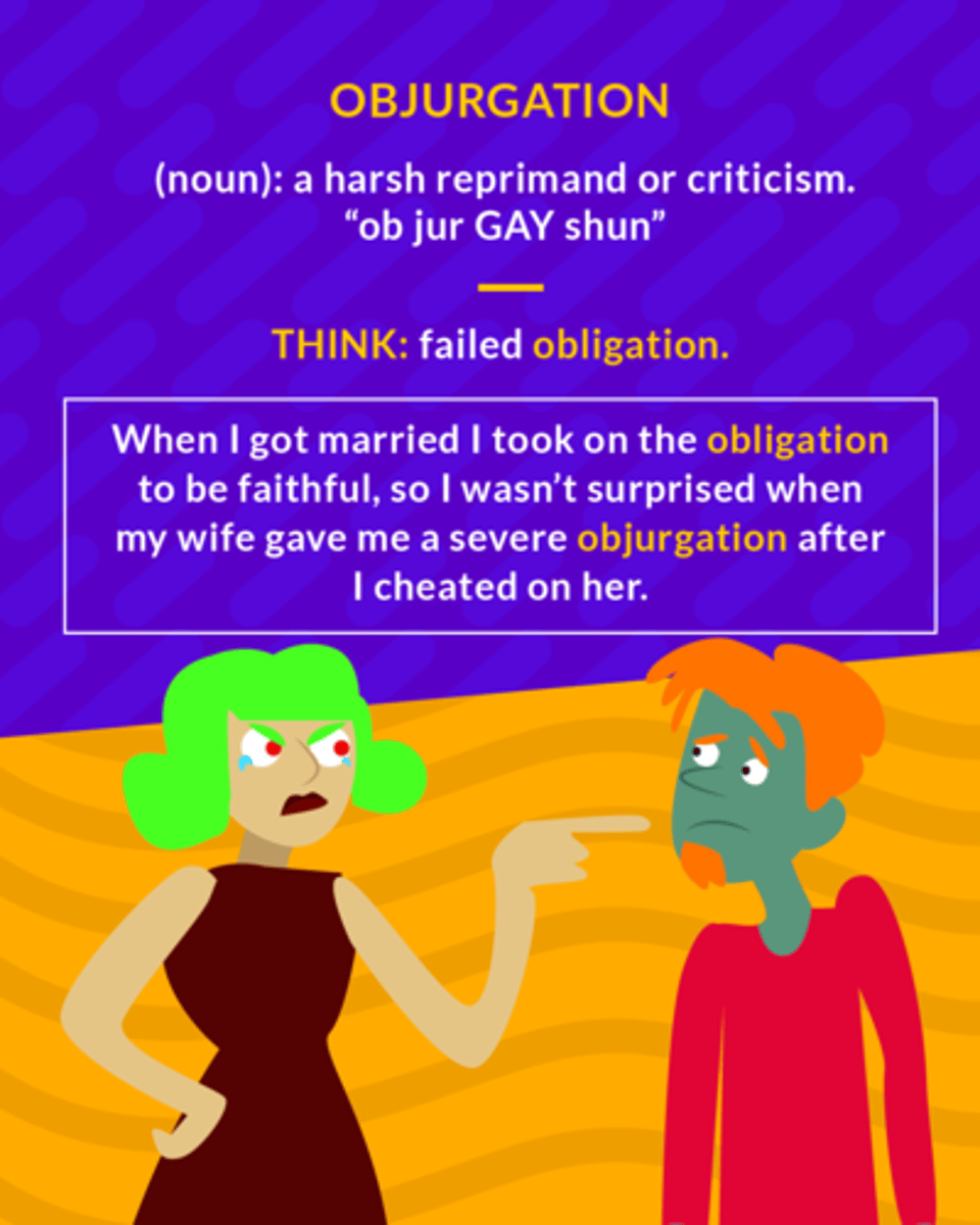 <p>a harsh rebuke</p><p>(noun) a harsh reprimand or criticism</p>