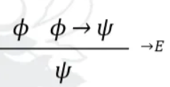 <p>The method of affirming </p><p>“If i know ϕ, and I know that ϕ implies ψ, then I can deduce ψ.”</p><p>Conditional Elimination</p>