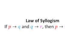 <p>A valid argument form of deductive reasoning that follows a set pattern. It is similar to the transitive property of equality, which reads: if a = b and b = c then, a = c</p>