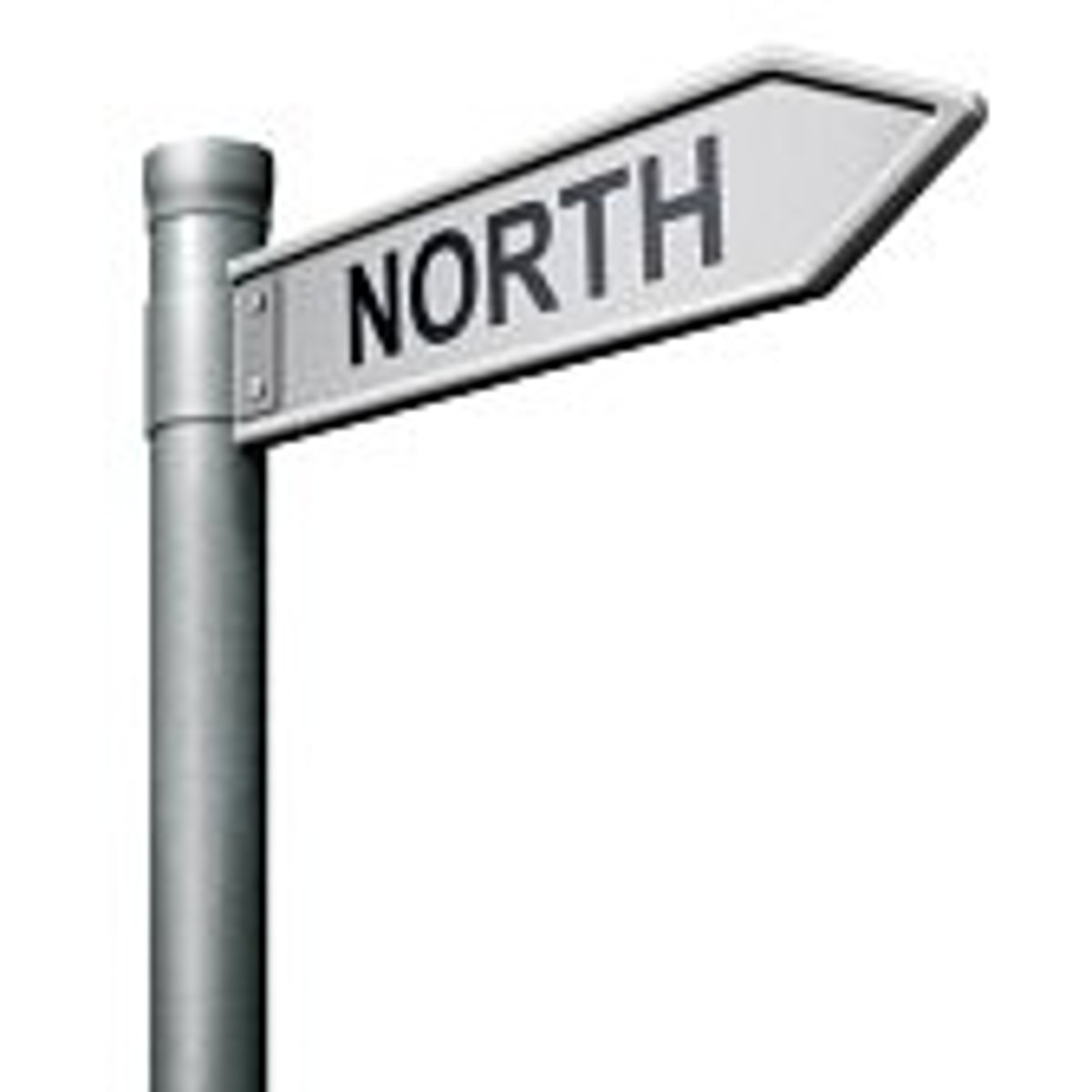 <p>to the north</p>
