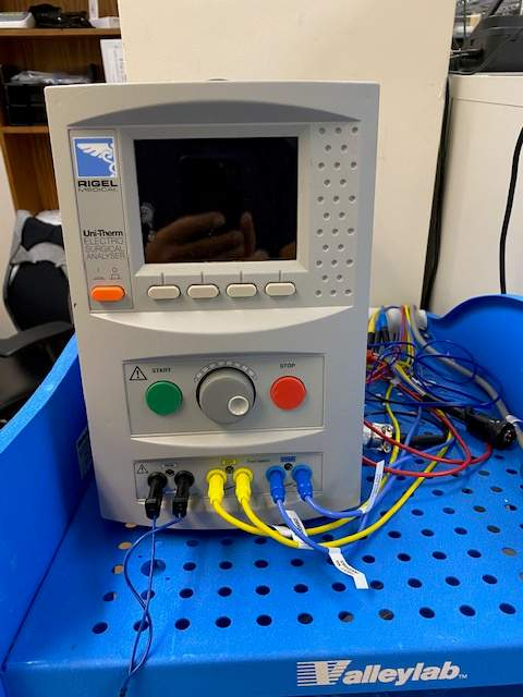 <p>What does an Electro Surgical Analyzer do?</p>