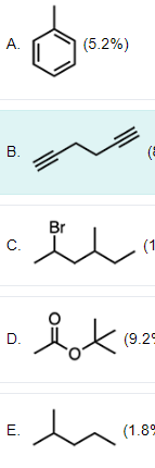 <p><span>Which of the following compounds will produce three </span><sup>13</sup><span>C NMR signal?&nbsp;&nbsp;</span></p>