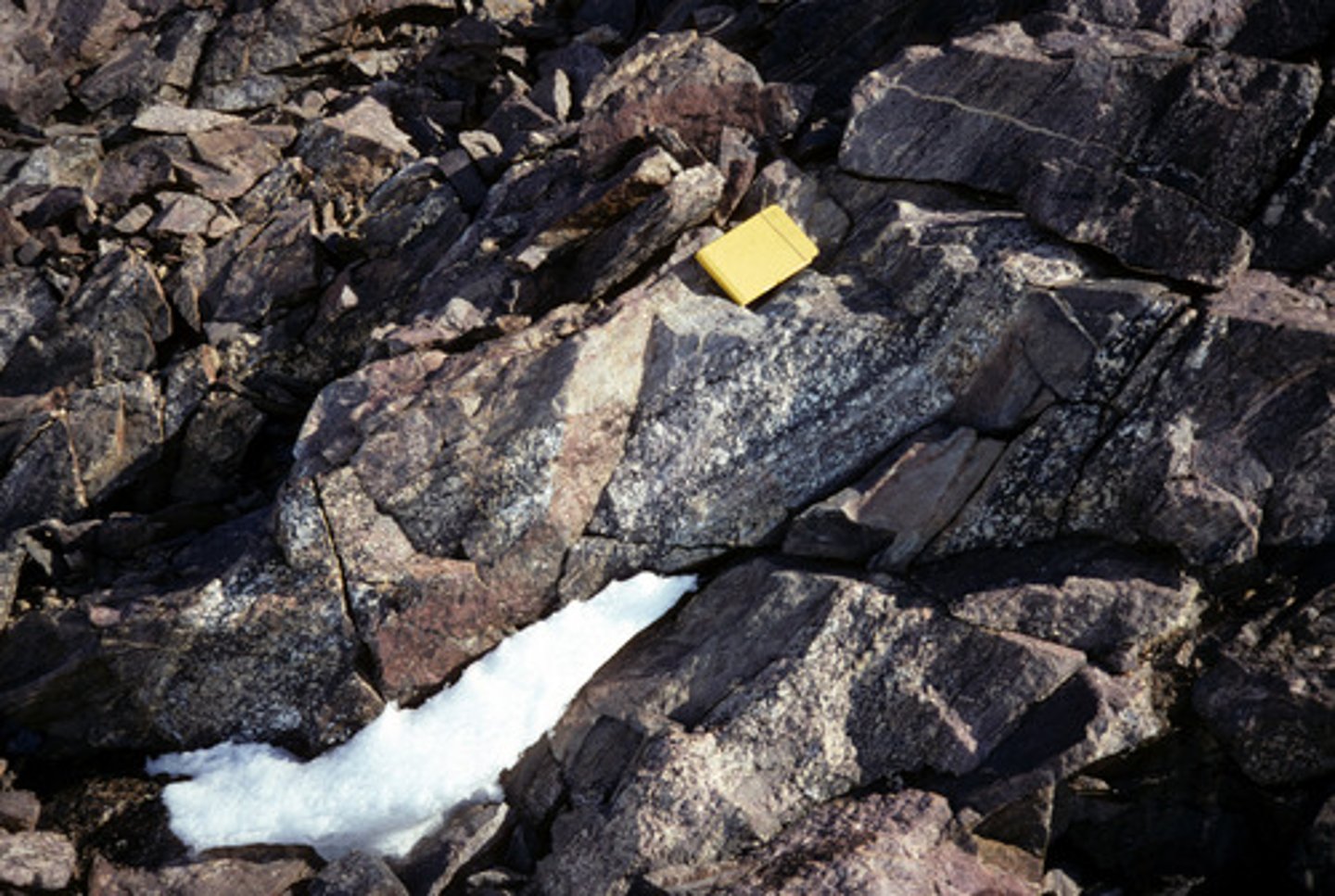 <p>Metamorphic Rock</p><p>Color:</p><p>Streak:</p><p>Layers:no</p><p>Texture: coarse grains of minerals</p><p>Shiny:</p><p>Hardness:</p><p>Other: sometimes has bands (stripes) of different colored minerals caused by the reorganization of minerals during metamorphosis</p>