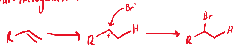 <p>Hydrohalogenation</p>