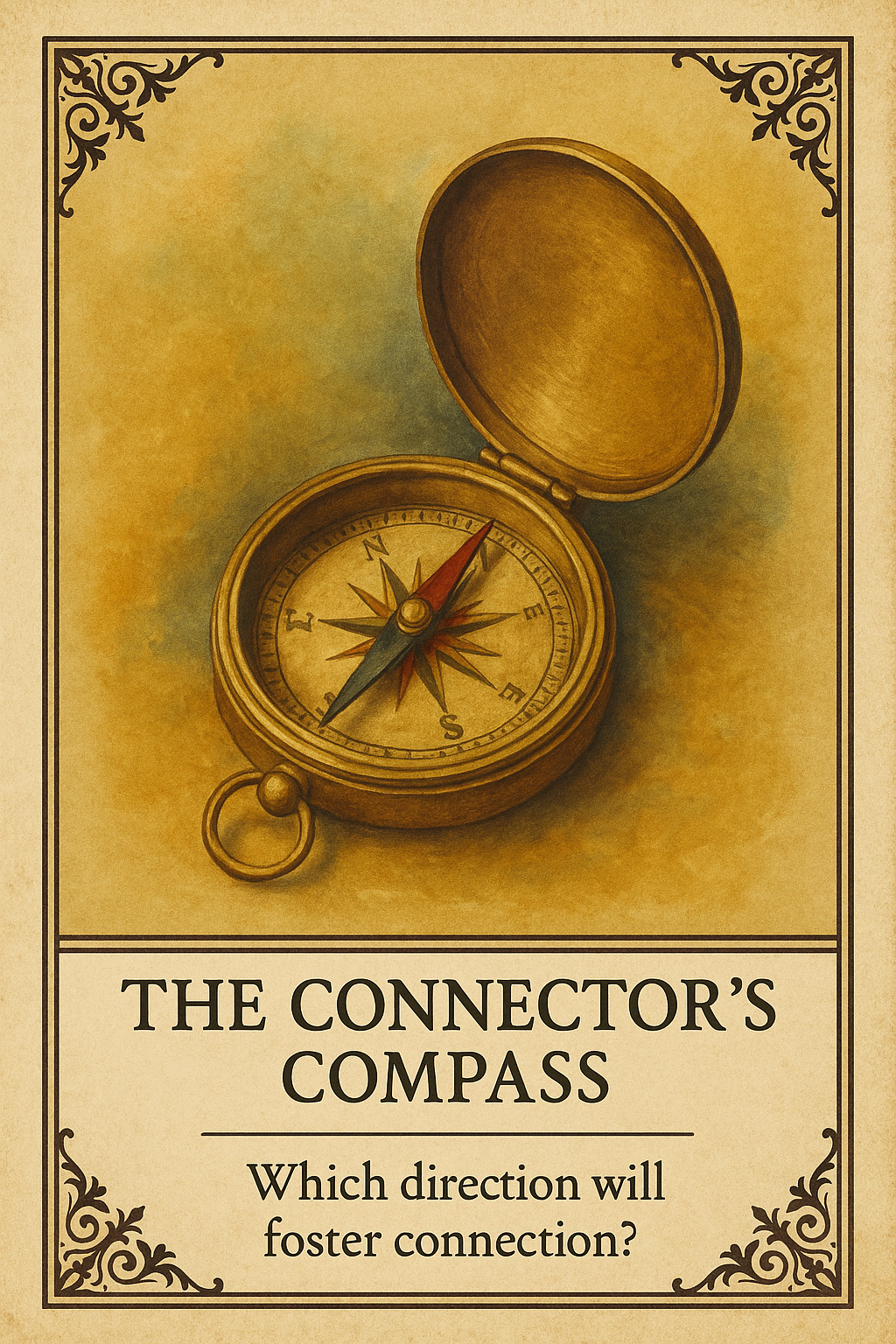 <p>Which direction will foster connection?</p>