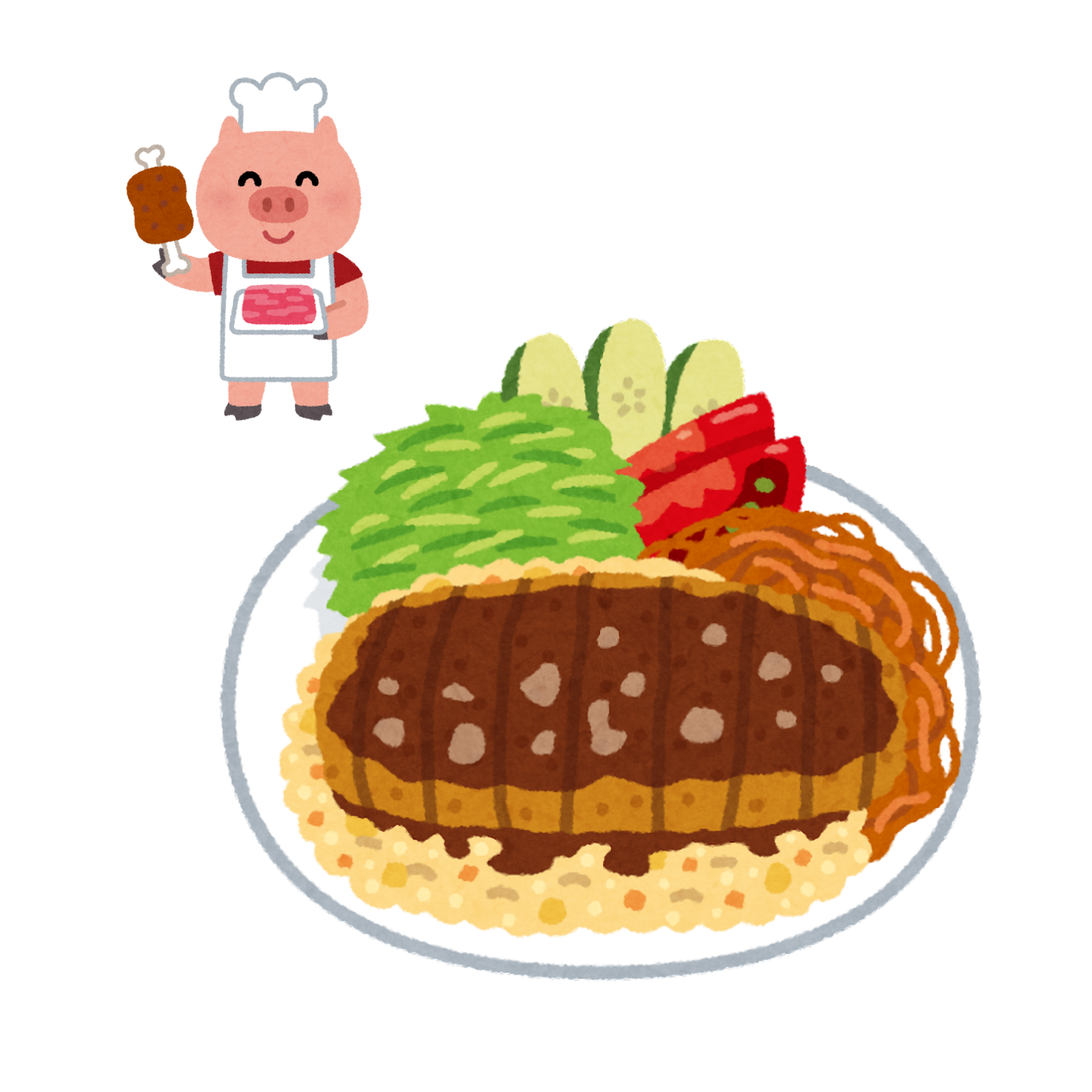 <p><span>とんかつ</span></p>