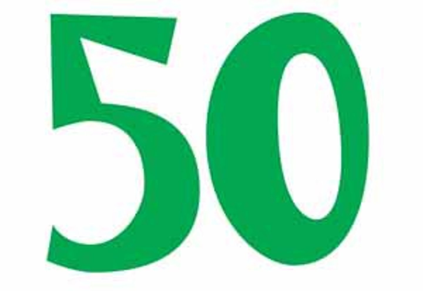 <p>Fifty</p>