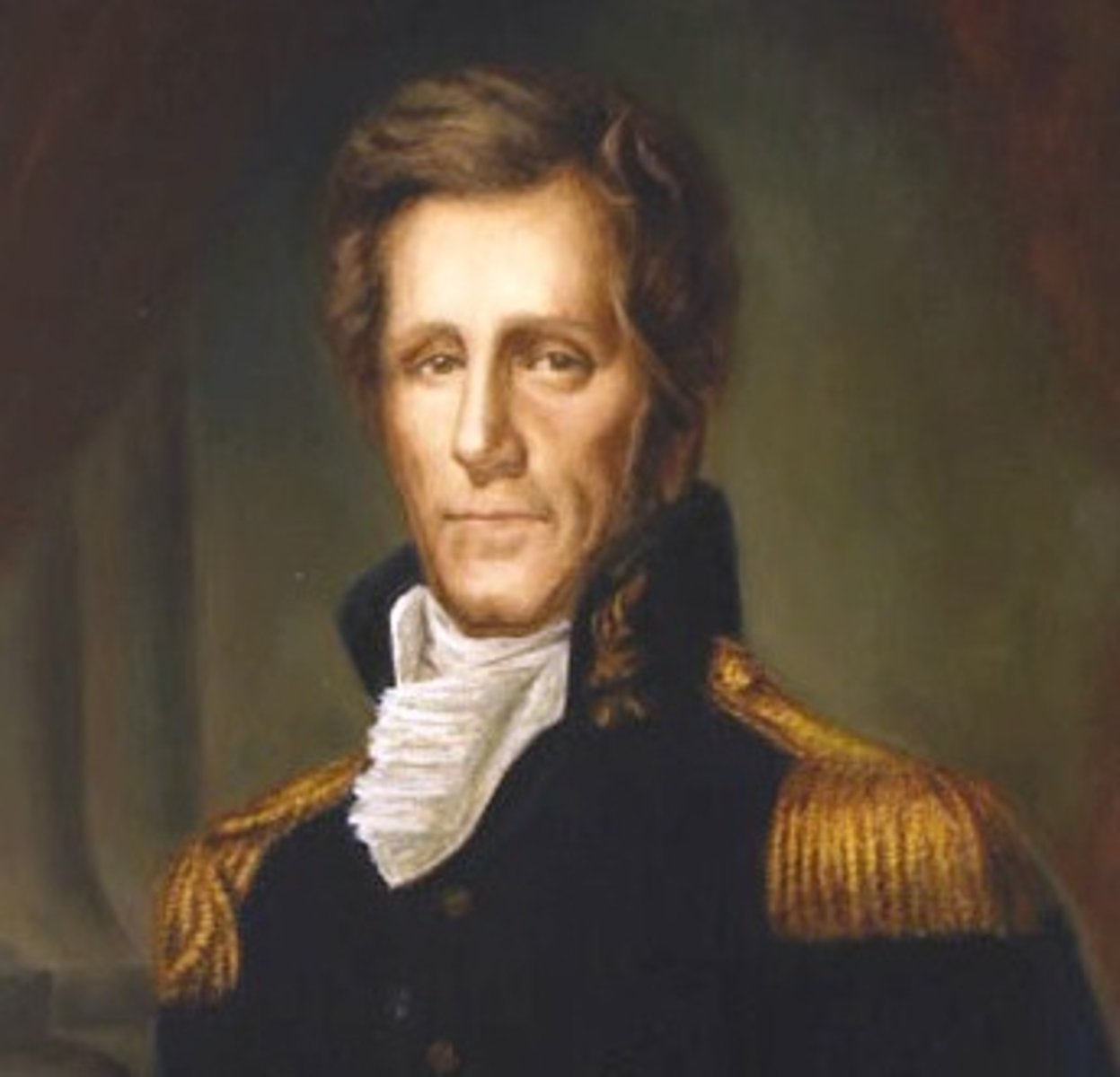 <p>In the War of 1812 this U.S. general defeated the Creek nation at the Battle of Horseshoe Bend. The British were trying to control the Mississippi River and he defeated them at the Battle of New Orleans. He would later become the seventh president of the United States. (p. 141)</p>