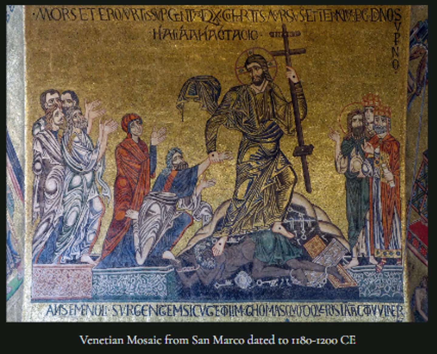 <p>- depicted the fall of Constantinople</p>