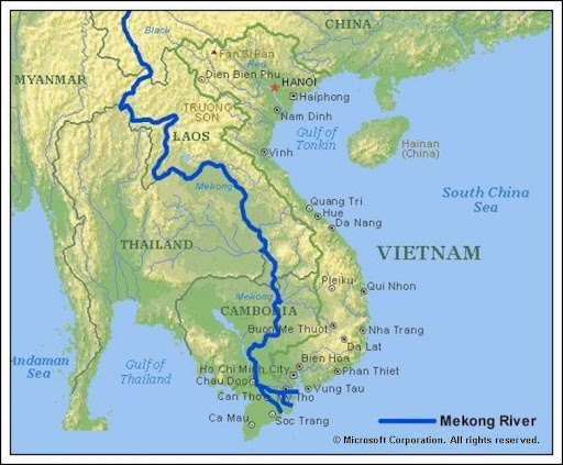 <p>region in southwestern Vietnam where the Mekong River approaches and empties into the sea through a network of distributaries</p>