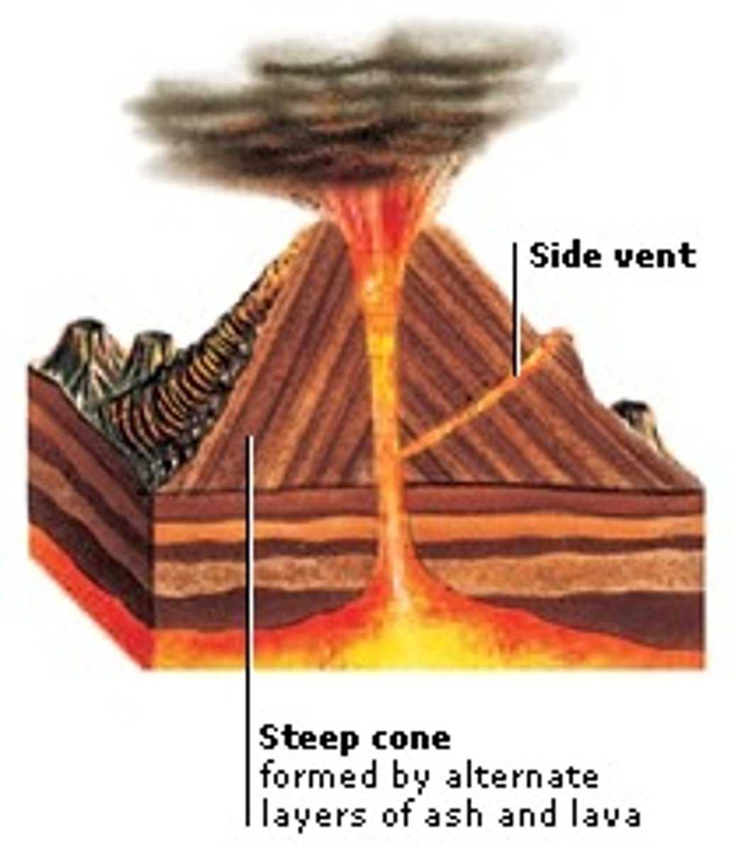 <p>Opening where magma comes out of a volcano</p>