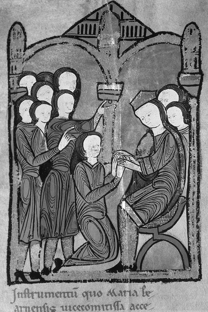 <p><span>The image most directly illustrates which of the following features of the political development of medieval Europe?</span></p>