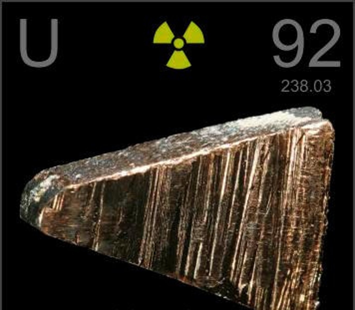 <p>Uranium, 92</p>