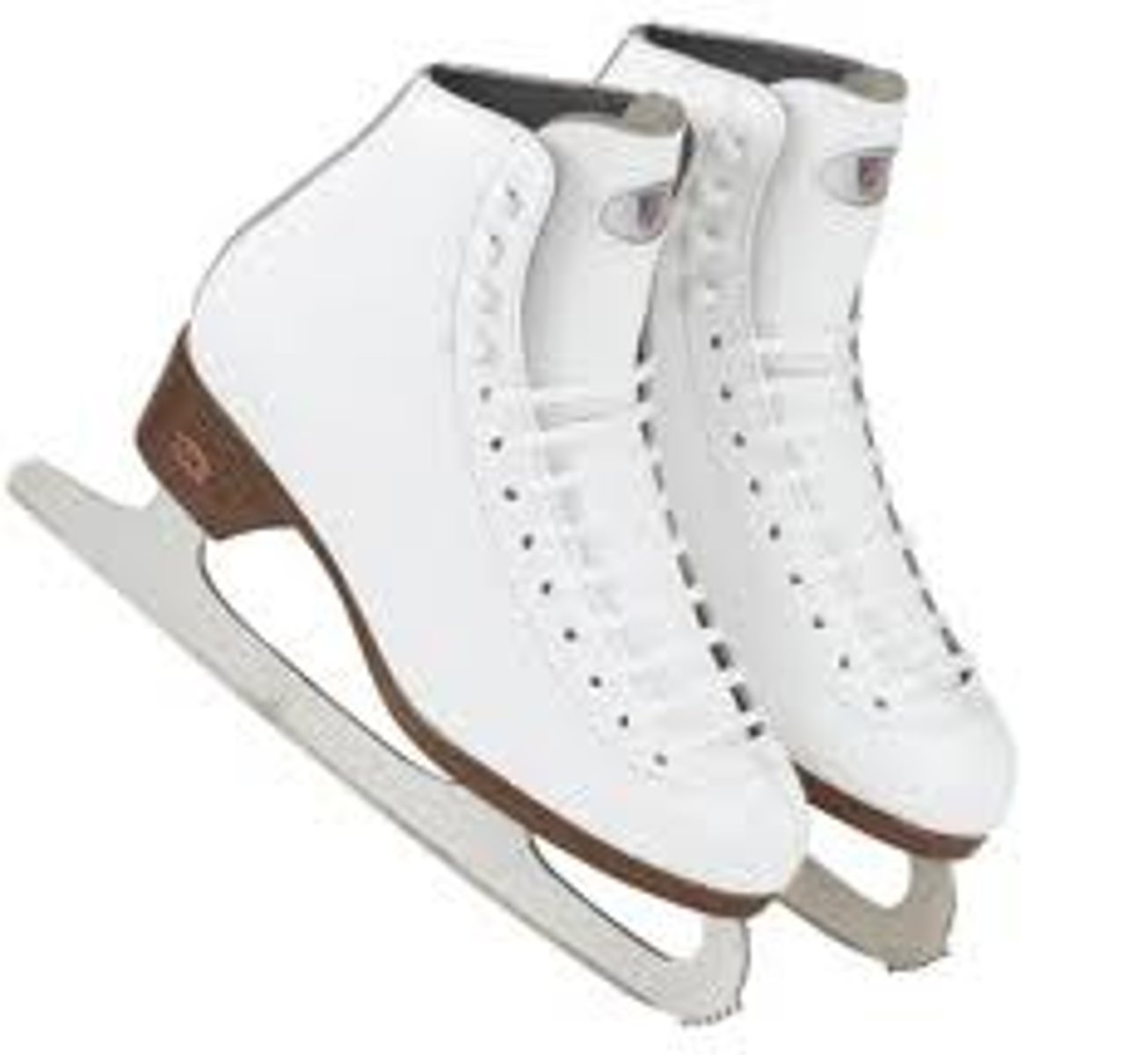 <p>a special boot with a thin metal bar attached to the bottom that you wear to move quickly on ice</p>