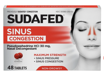 <p>Nasal decongestant (in combo OTC products e.g., Claritin-D)</p><p>Structure:</p><img src="https://knowt-user-attachments.s3.amazonaws.com/e9725632-c682-44b5-b60e-e0965aaf6446.png" data-width="50%" data-align="center"><p>Used in products like<u> Zyrtec-D (Allergy + Sinus) and Advil Cold and Sinus</u>.&nbsp;</p>