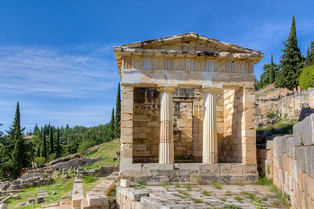 <p>Delphi: The Athenian Treasury, Greek, c. 500 BCE</p>