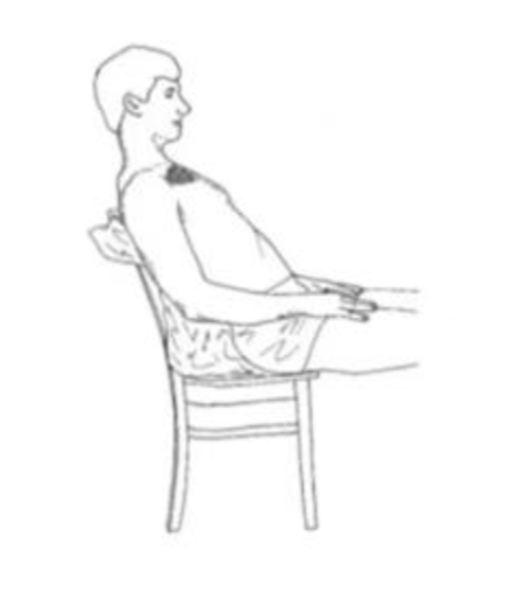 <p>percussion is applied directly under the clavicle</p>