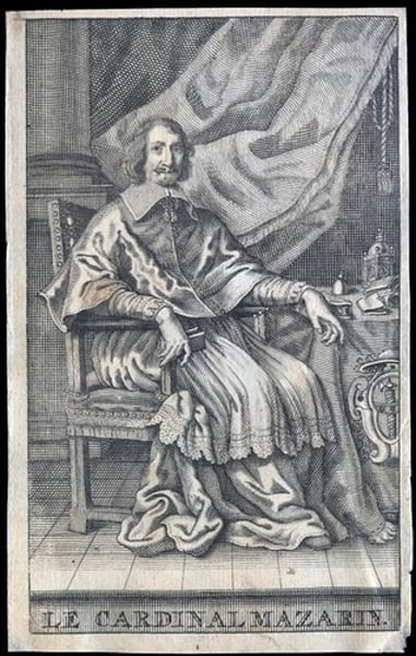 <p>Nicknamed the "Red Eminence". This Italian man became Regent for the boy-King Louis XIV and successor to Cardinal Richelieu as Chief Minister. His attempts to raise revenue lead to the civil wars of 1648-53(The Fronde).</p>