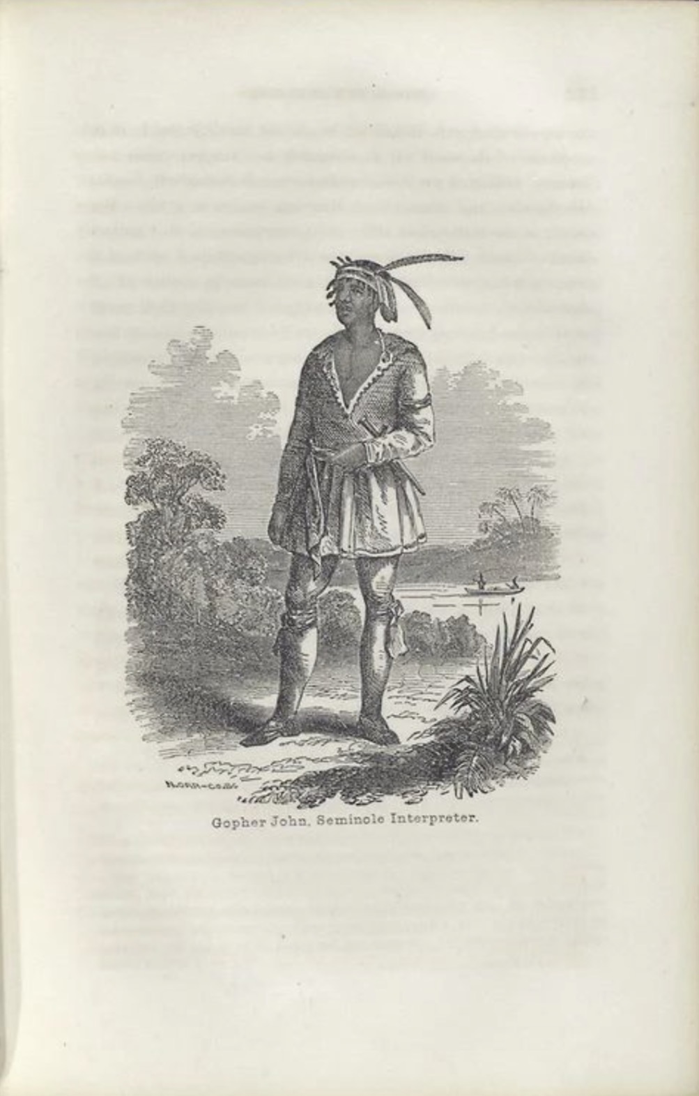 <p>#43 Gopher John, a Black Seminole leader and interpreter, 1863</p>