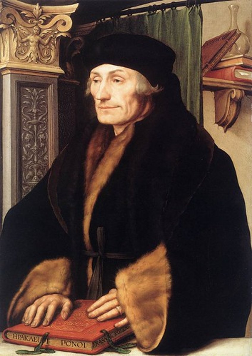 <p>Renaissance. Most famous of Northern Humanists. Religious reformer. Prince of Humanists</p>