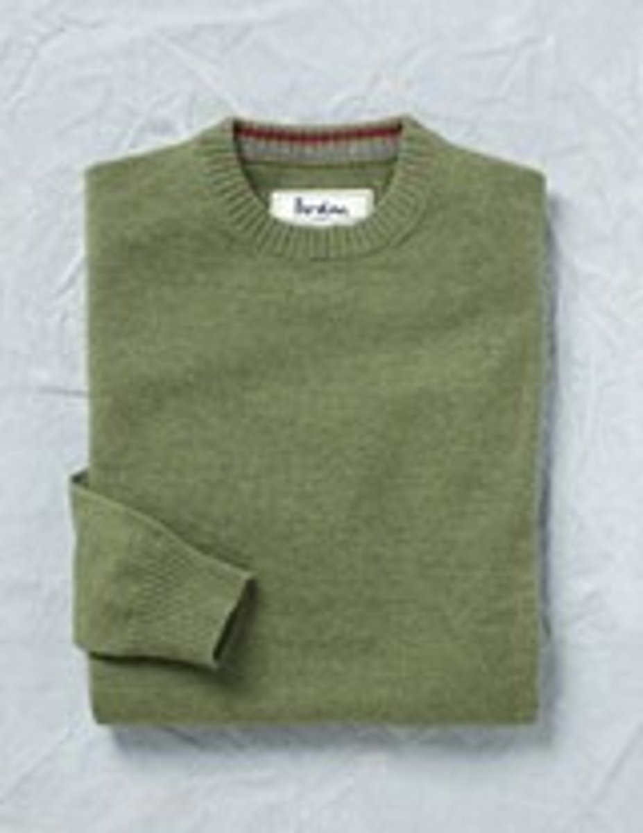 <p>Круглий виріз (горловини)</p><p>(Noun) A round neckline on a sweater or shirt, without a collar.</p><p>He wore a simple white t-shirt with a classic ______.</p><p>She prefers ______ sweaters because they are easy to layer.</p><p>This is a soft, cotton sweatshirt with a ribbed ______.</p>