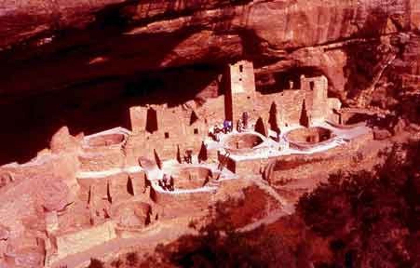 <p>people who lived in driest region and adapted to the environment through irrigation, cliffdwellings, adobe apartments, pithouses</p>