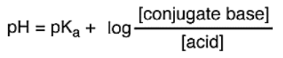 <p>Use the Henderson-Hasselbalch equation to compare pH and pka values. pH &gt; pKa, the functional group is deprotonated and exists as an ion. pH &lt; pKa, the functional group will likely remain protonated and be neutral</p>