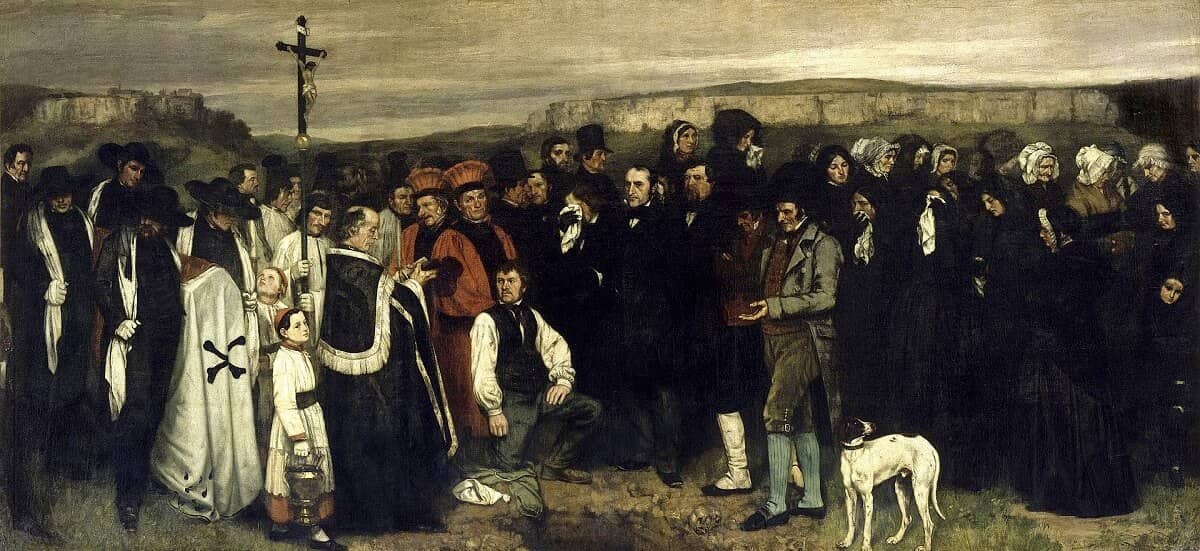 <p>Burial at Ornans, 1849-50</p>