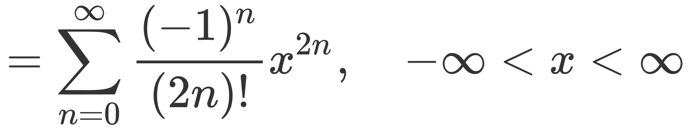 <p>2n+1 for sinx</p>
