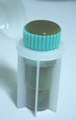 <p>Form a meniscus with sheather's sugar solution</p>