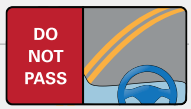 <p>passing; solid double yellow line</p>