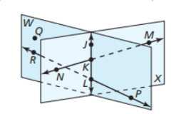<p>True or False: Points Q, J, and M are collinear</p>