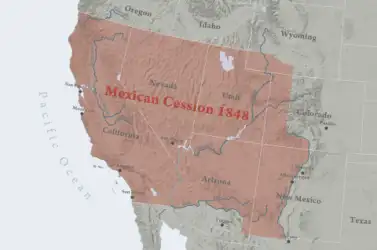 <p>The United States gained which of the following from the Treaty of Guadalupe Hidalgo in 1848?</p>